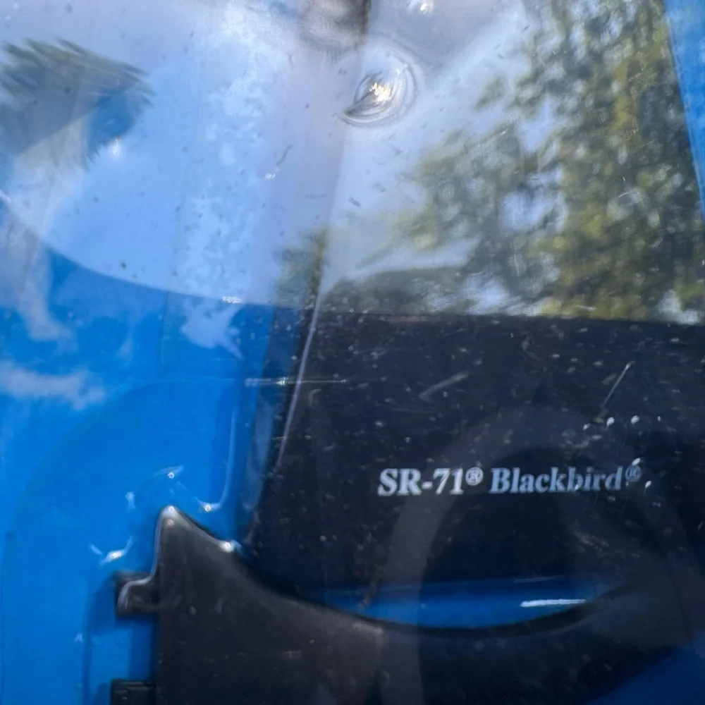 Sky Champs Black Model Jet with Stand